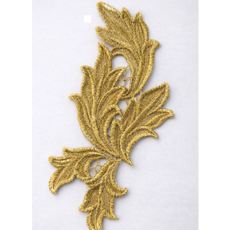 Aplikacja gipiurowa złota- LIŚCIE